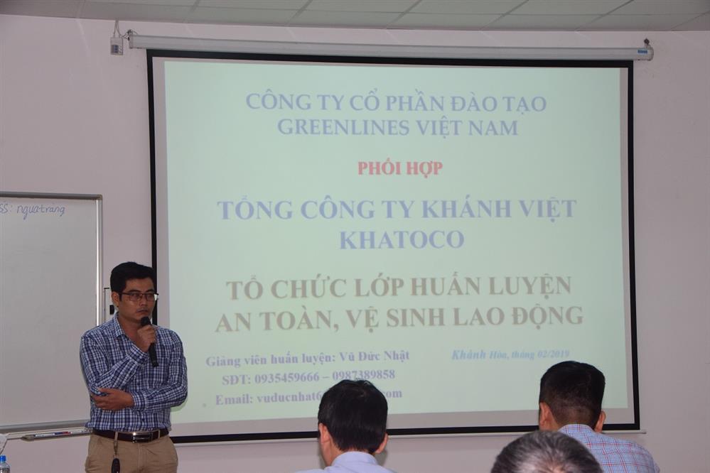 Khatoco tổ chức Khóa huấn luyện An toàn, Vệ sinh lao động năm 2019