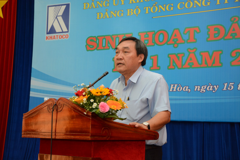 Hội nghị sinh hoạt Đảng bộ Tổng công ty Khánh Việt kỳ 1 năm 2019