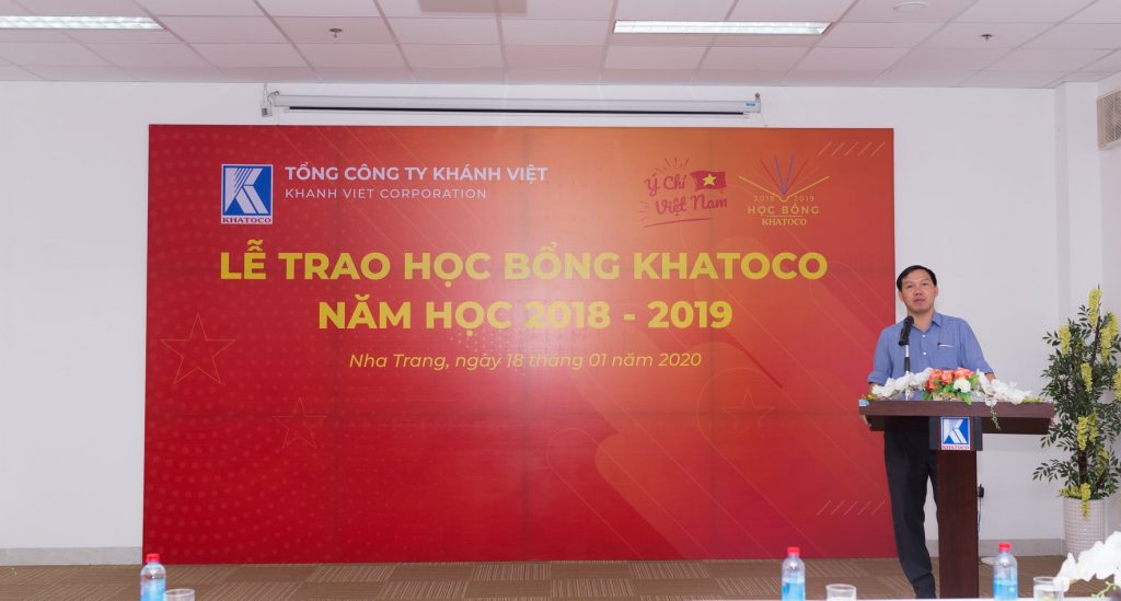 Lễ trao học bổng Khatoco năm học 2018-2019