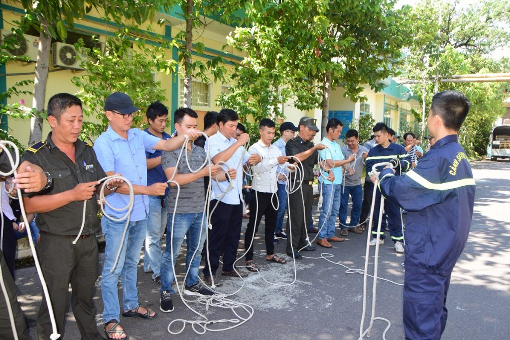 Tổng công ty Khánh Việt tổ chức Khóa huấn luyện nghiệp vụ phòng cháy, chữa cháy và cứu nạn, cứu hộ