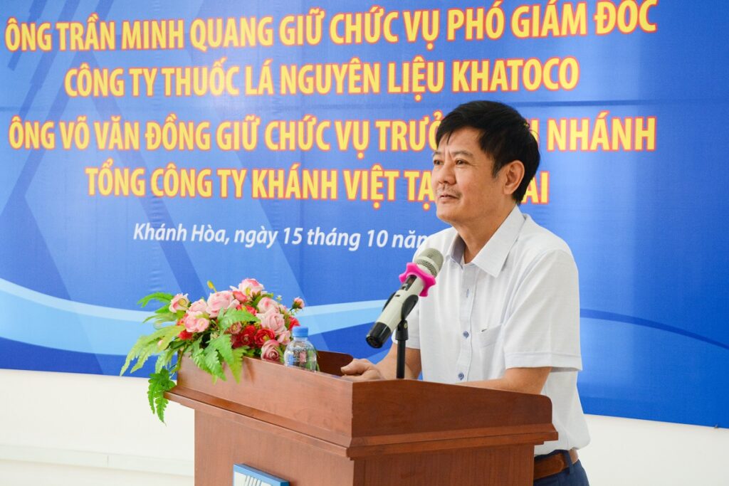 Lễ công bố quyết định bổ nhiệm các chức vụ quản lý của Tổng công ty Khánh Việt