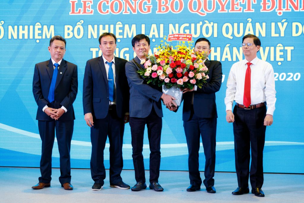 Lễ công bố Quyết định bổ nhiệm, bổ nhiệm lại người quản lý doanh nghiệp Tổng công ty Khánh Việt