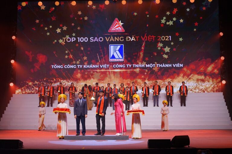 Tổng công ty Khánh Việt đạt giải thưởng TOP 100 Sao Vàng Đất Việt 2021