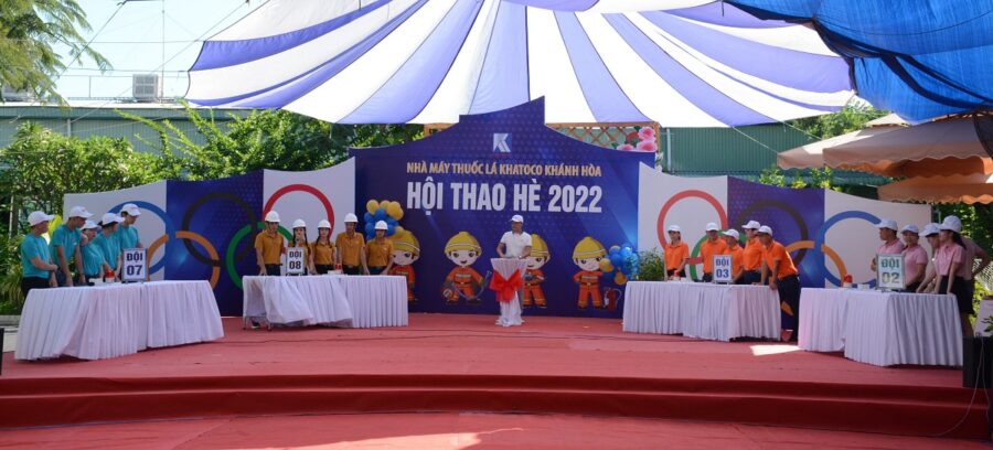 Nhà máy Thuốc lá Khatoco Khánh Hòa tổ chức Hội thao Hè 2022