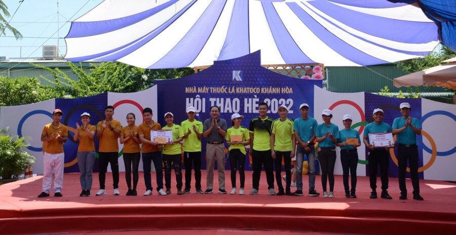 Nhà máy Thuốc lá Khatoco Khánh Hòa tổ chức Hội thao Hè 2022