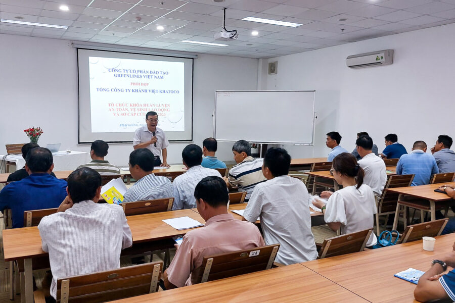 Tổng công ty Khánh Việt tổ chức Khóa huấn luyện An toàn, Vệ sinh lao động năm 2023