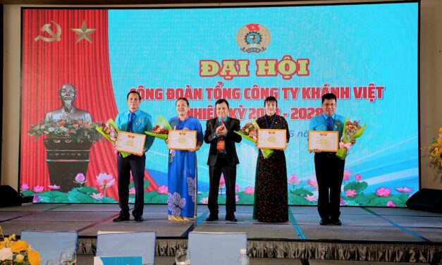 Công đoàn Tổng công ty Khánh Việt tổ chức thành công Đại hội Công đoàn nhiệm kỳ 2023 – 2028
