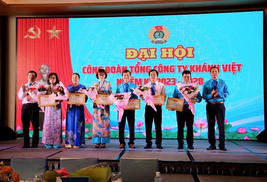 Công đoàn Tổng công ty Khánh Việt tổ chức thành công Đại hội Công đoàn nhiệm kỳ 2023 - 2028