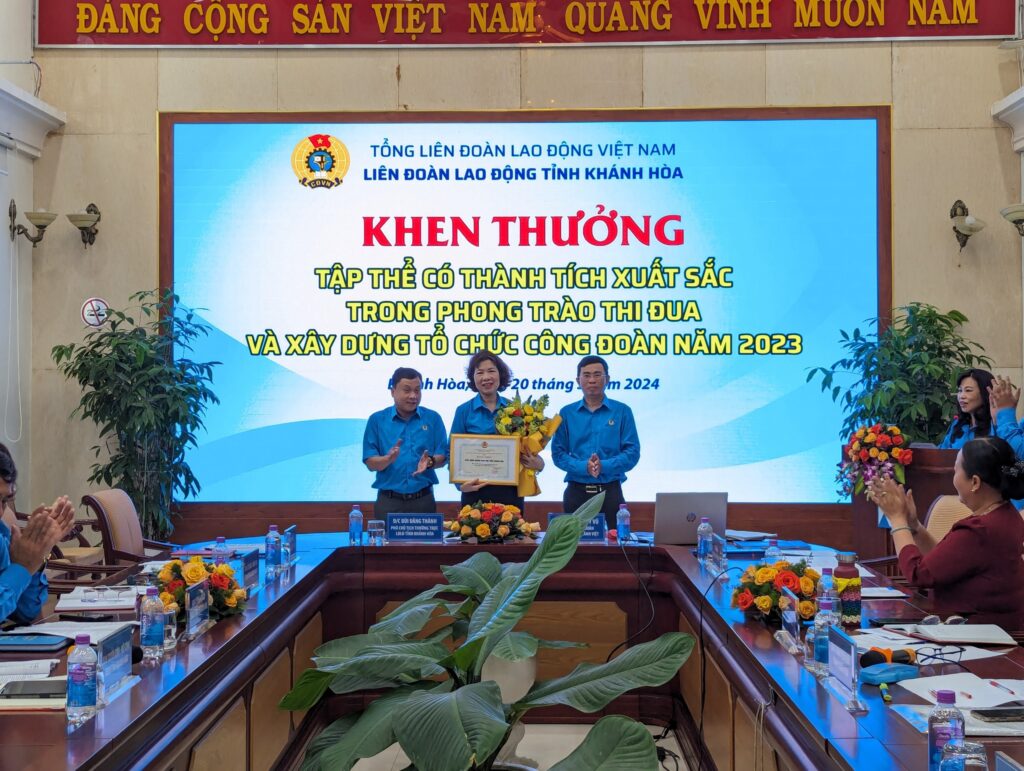 Khối thi đua các Công đoàn ngành I thuộc LĐLĐ tỉnh Khánh Hòa tổ chức Hội nghị Ký kết giao ước thi đua năm 2024