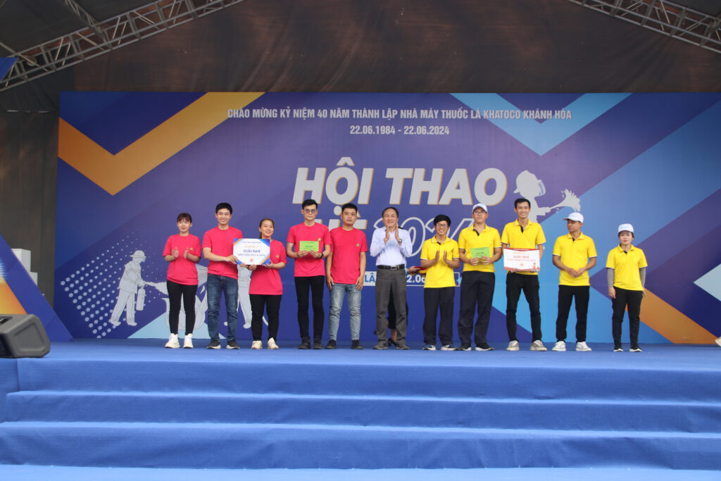 Sôi nổi Hội thao hè năm 2024 tại Nhà máy Thuốc lá Khatoco Khánh Hoà