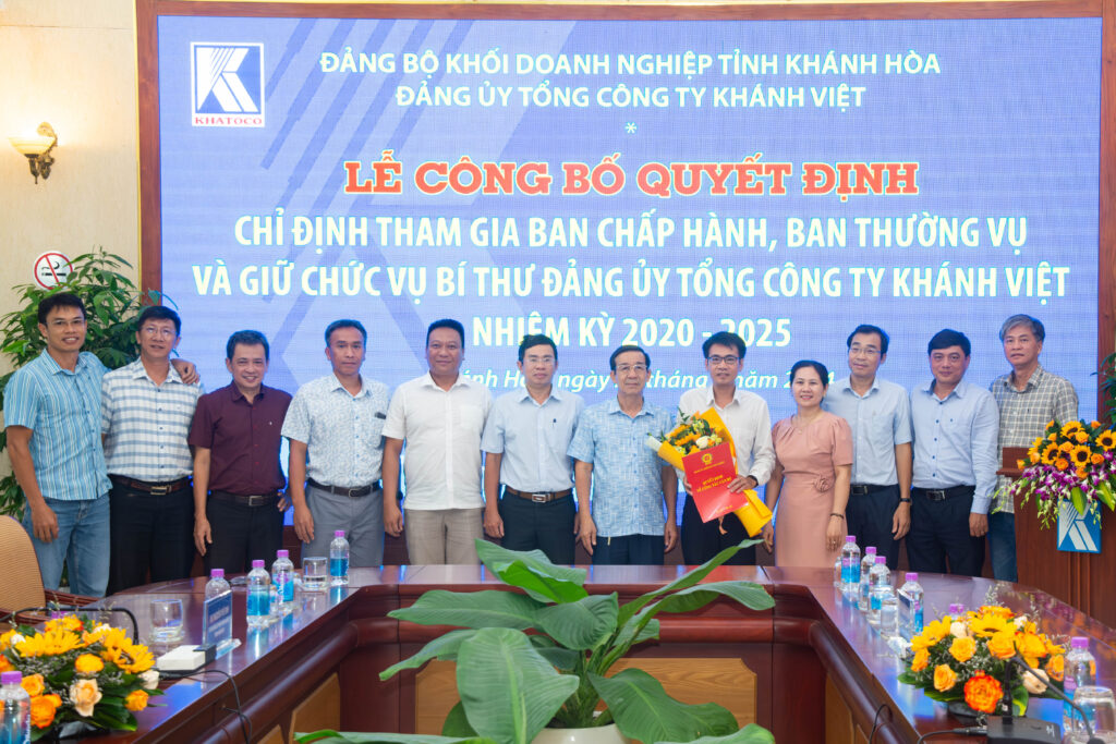 Đồng chí Lê Quốc Thành giữ chức vụ Bí thư Đảng ủy Tổng công ty Khánh Việt