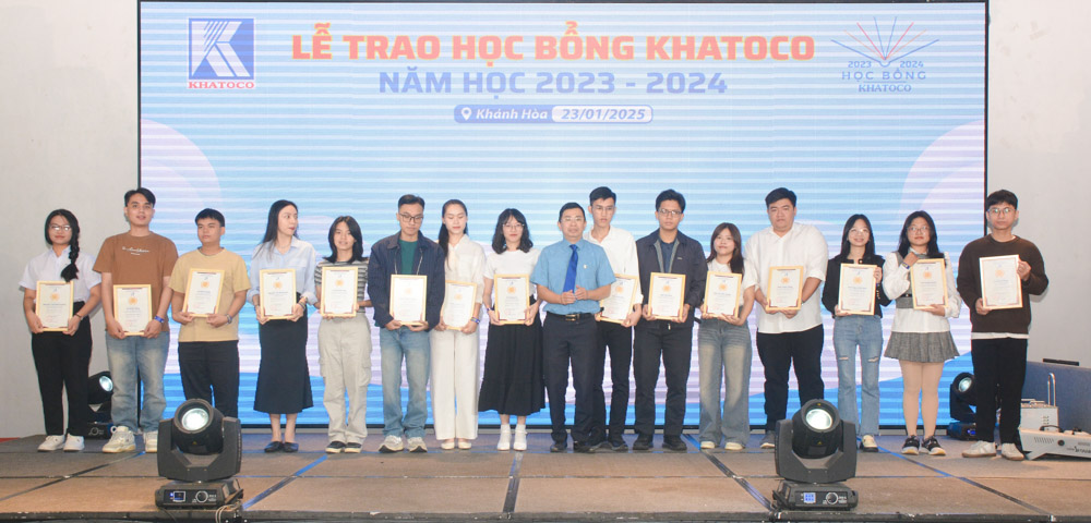 Lễ trao học bổng Khatoco năm học 2023 - 2024