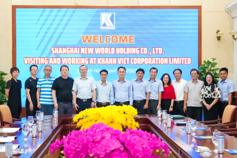 Lãnh đạo Tổng công ty Khánh Việt tiếp đón Tập đoàn Tân Thế giới Thượng Hải, mở ra cơ hội hợp tác mới