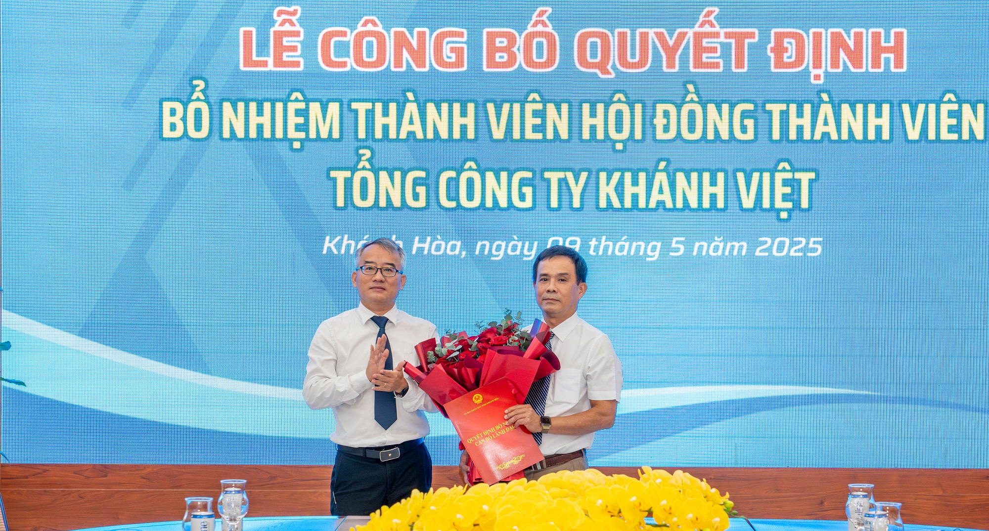 Công bố quyết định bổ nhiệm Thành viên Hội đồng thành viên Tổng công ty Khánh Việt