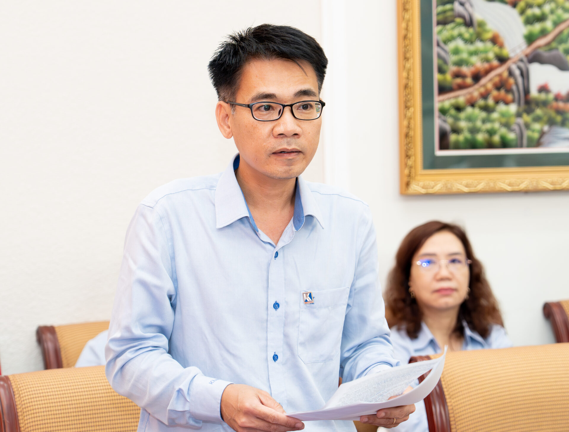 Chủ tịch UBND tỉnh Trần Quốc Nam thăm và làm việc tại Tổng công ty Khánh Việt