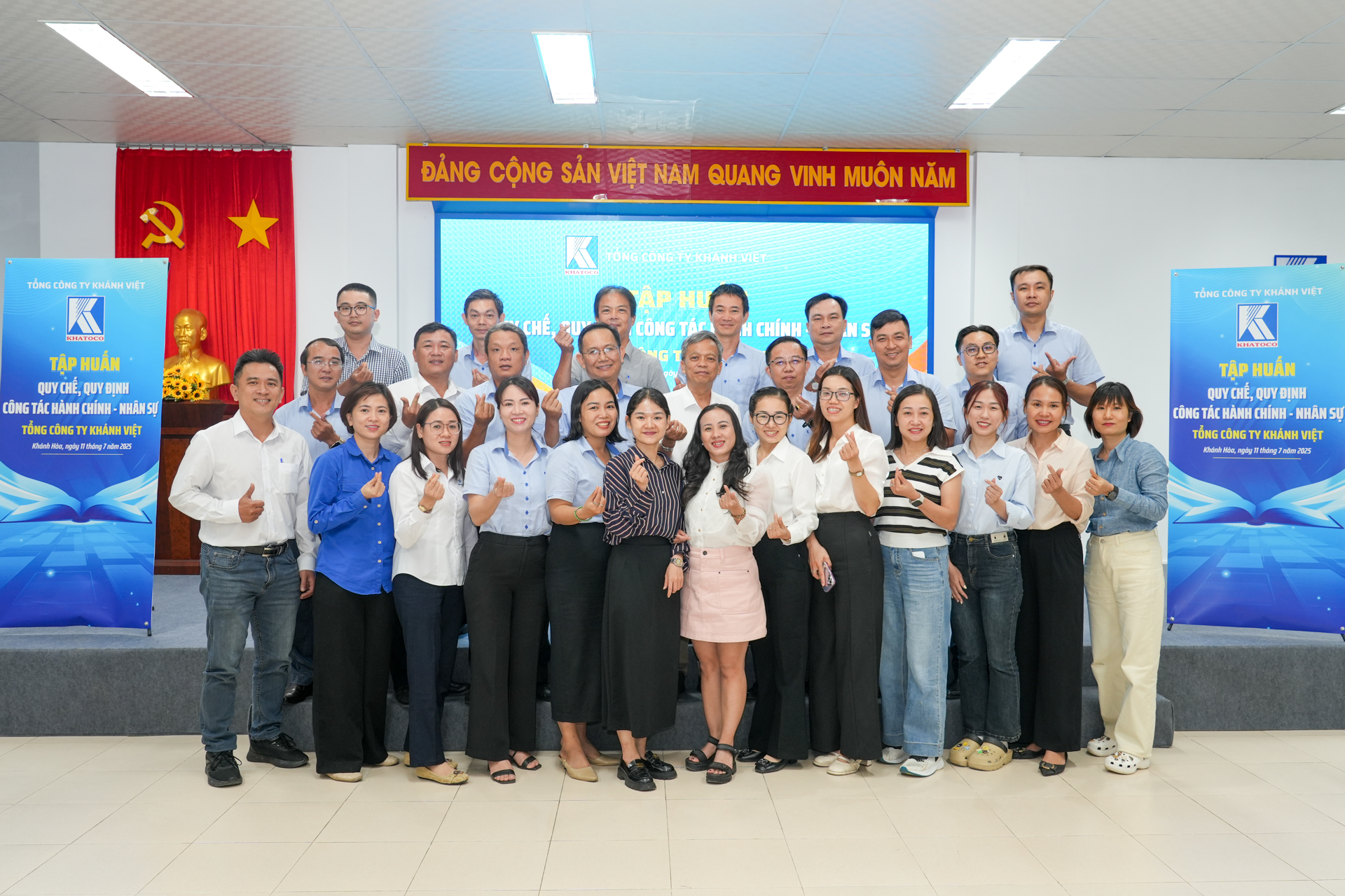 Tổng công ty Khánh Việt tổ chức khóa tập huấn "Quy chế, Quy định Công tác Hành chính - Nhân sự" năm 2025