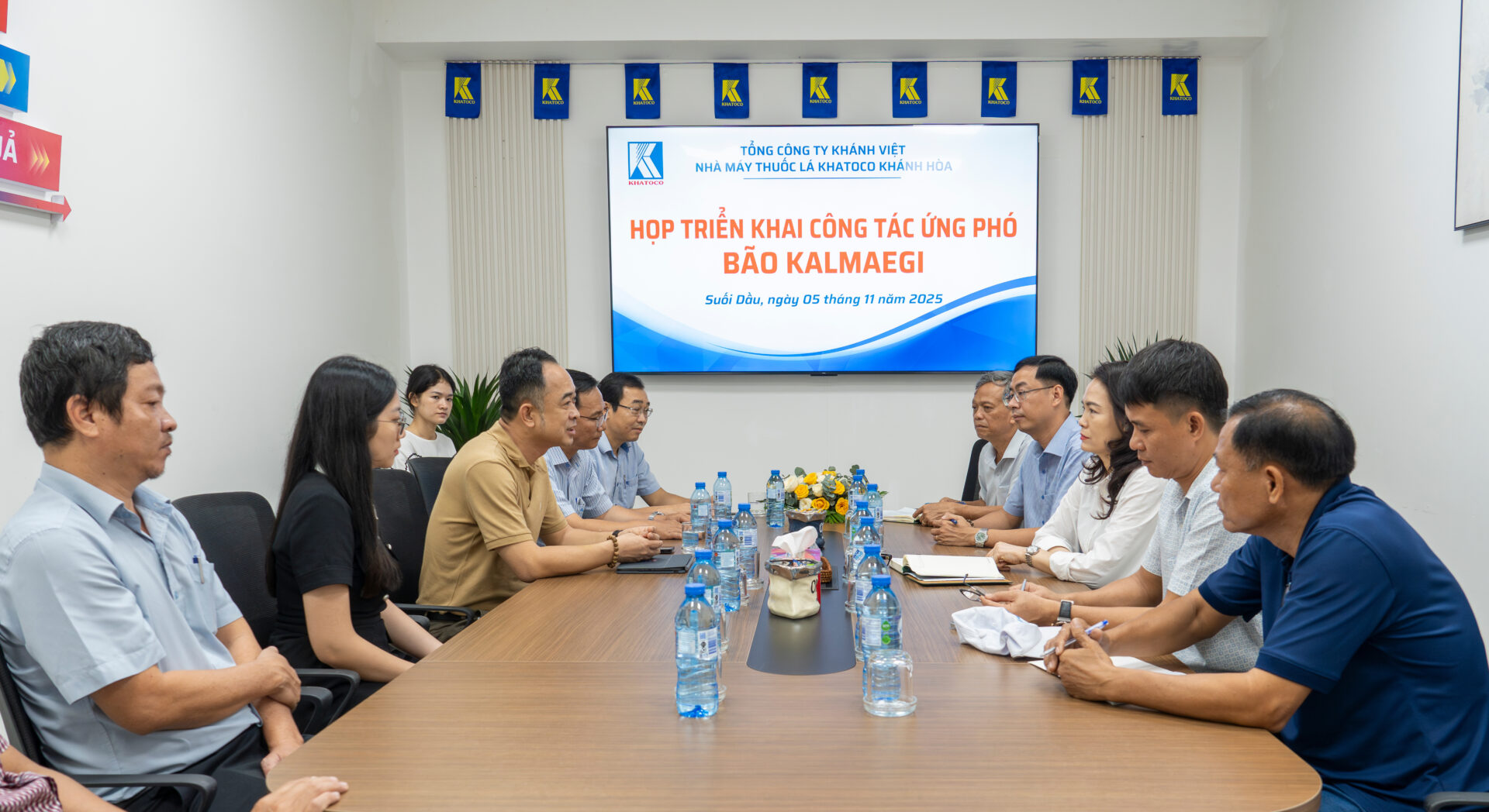 Tổng công ty Khánh Việt chủ động, quyết liệt triển khai công tác ứng phó bão Kalmaegi 9 Tổng công ty Khánh Việt chủ động, quyết liệt triển khai công tác ứng phó bão Kalmaegi