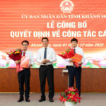 UBND tỉnh Khánh Hòa công bố các Quyết định về công tác cán bộ