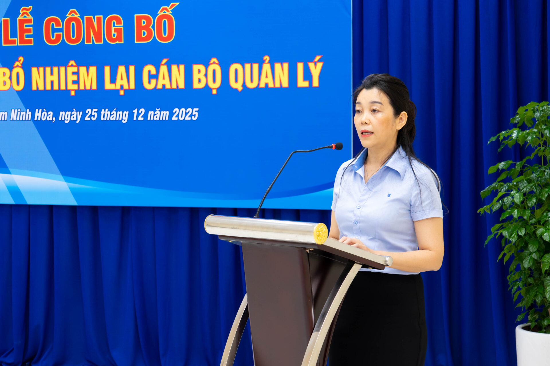 Bà Võ Thị Duyên được bổ nhiệm lại chức vụ Phó Giám đốc Xí nghiệp May Khatoco