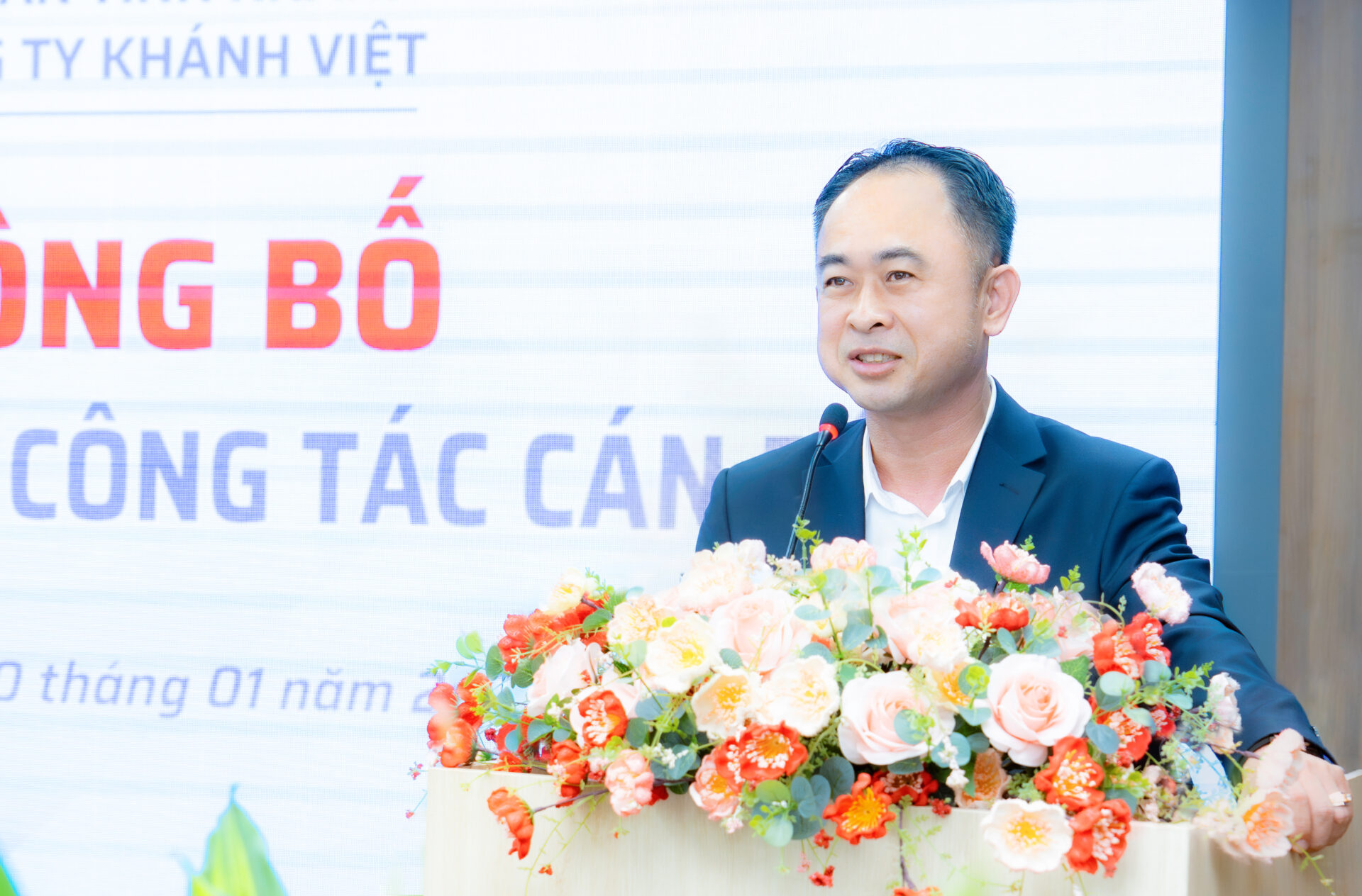 Tổng công ty Khánh Việt công bố các quyết định bổ nhiệm cán bộ quản lý