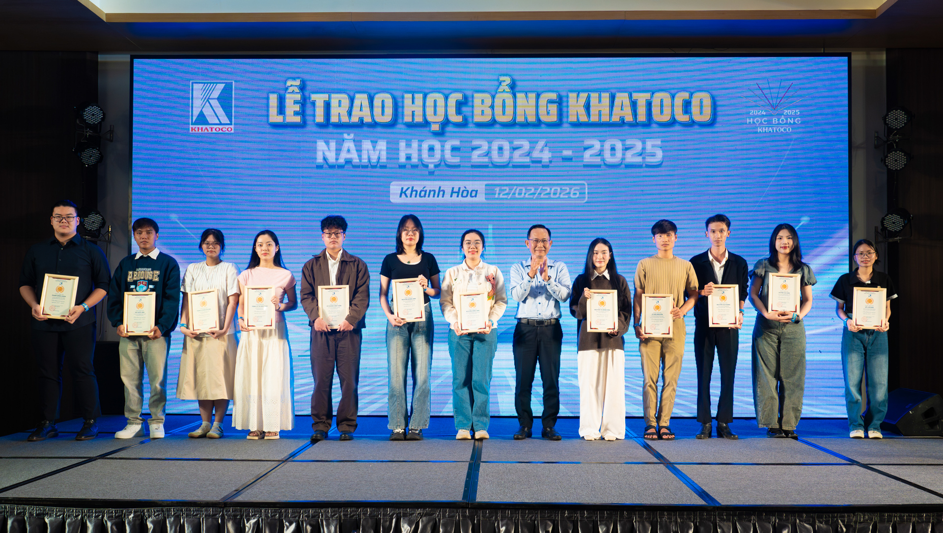 168 học sinh, sinh viên nhận học bổng Khatoco năm học 2024 - 2025