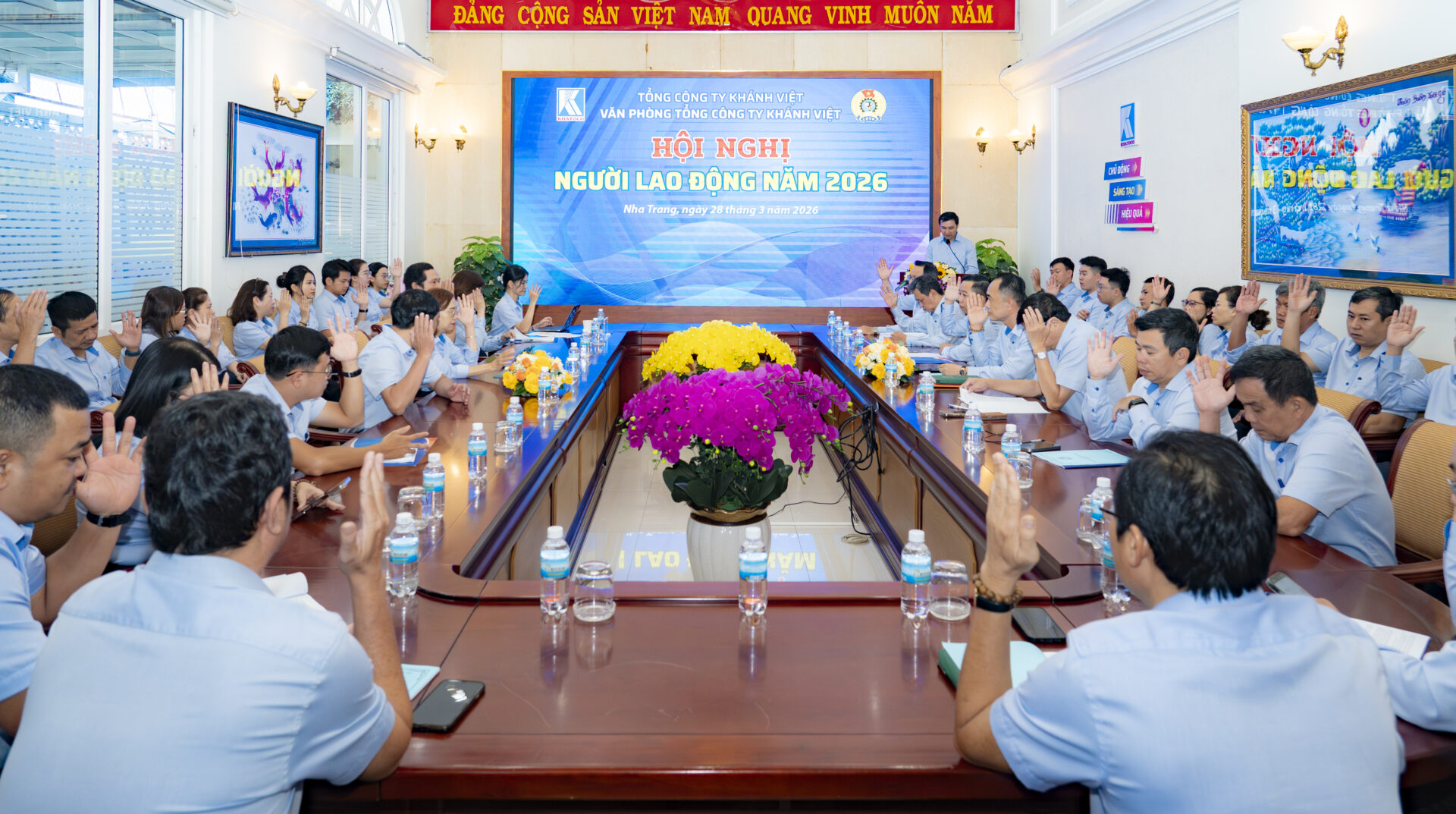 Văn phòng Tổng công ty Khánh Việt tổ chức Hội nghị người lao động năm 2026