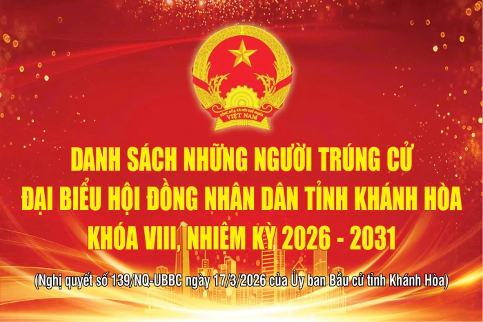 Ông Phạm Hoài Trung trúng cử Đại biểu HĐND tỉnh Khánh Hòa khóa VIII, nhiệm kỳ 2026 – 2031