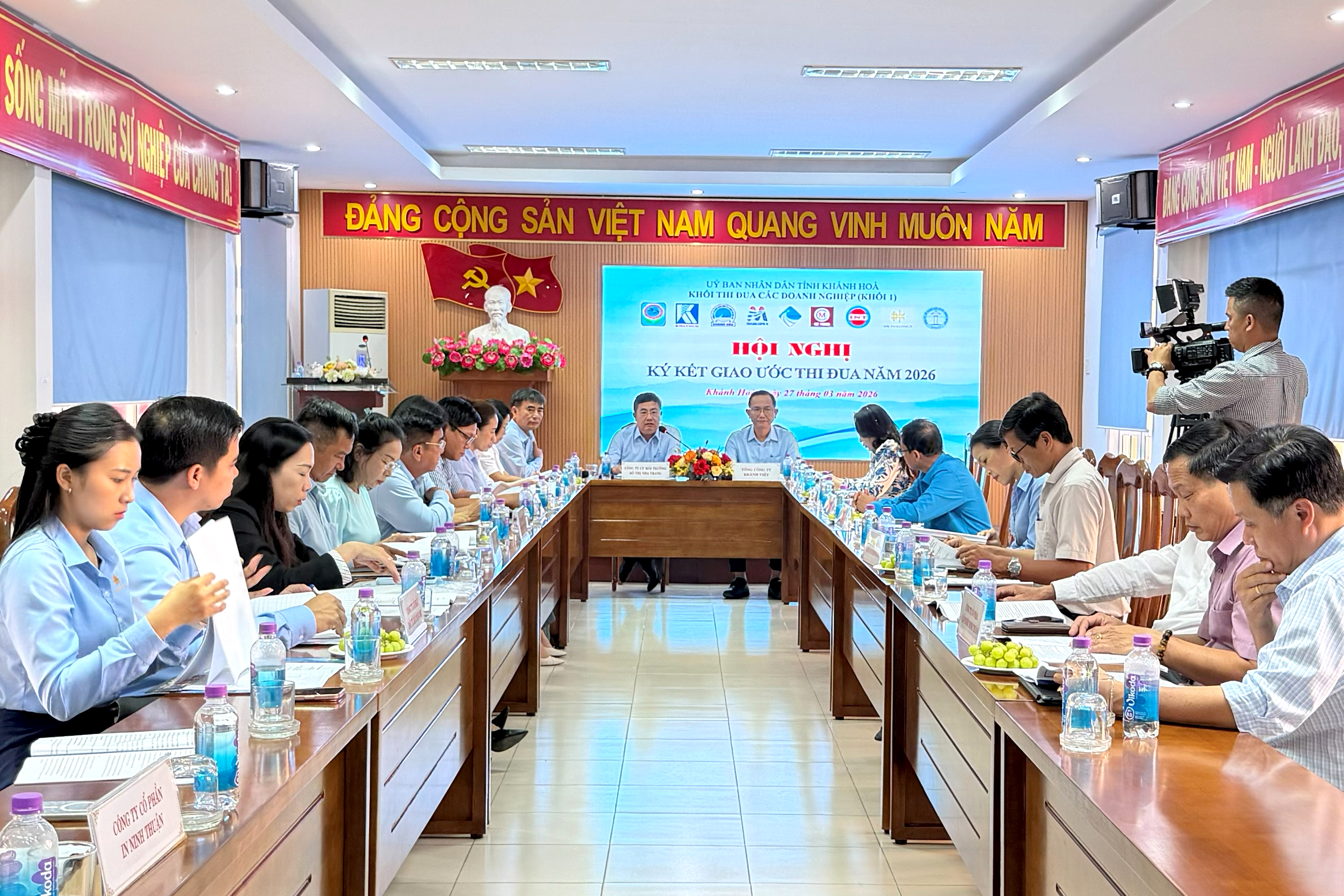 Khối thi đua các Doanh nghiệp 1 ký kết giao ước thi đua năm 2026