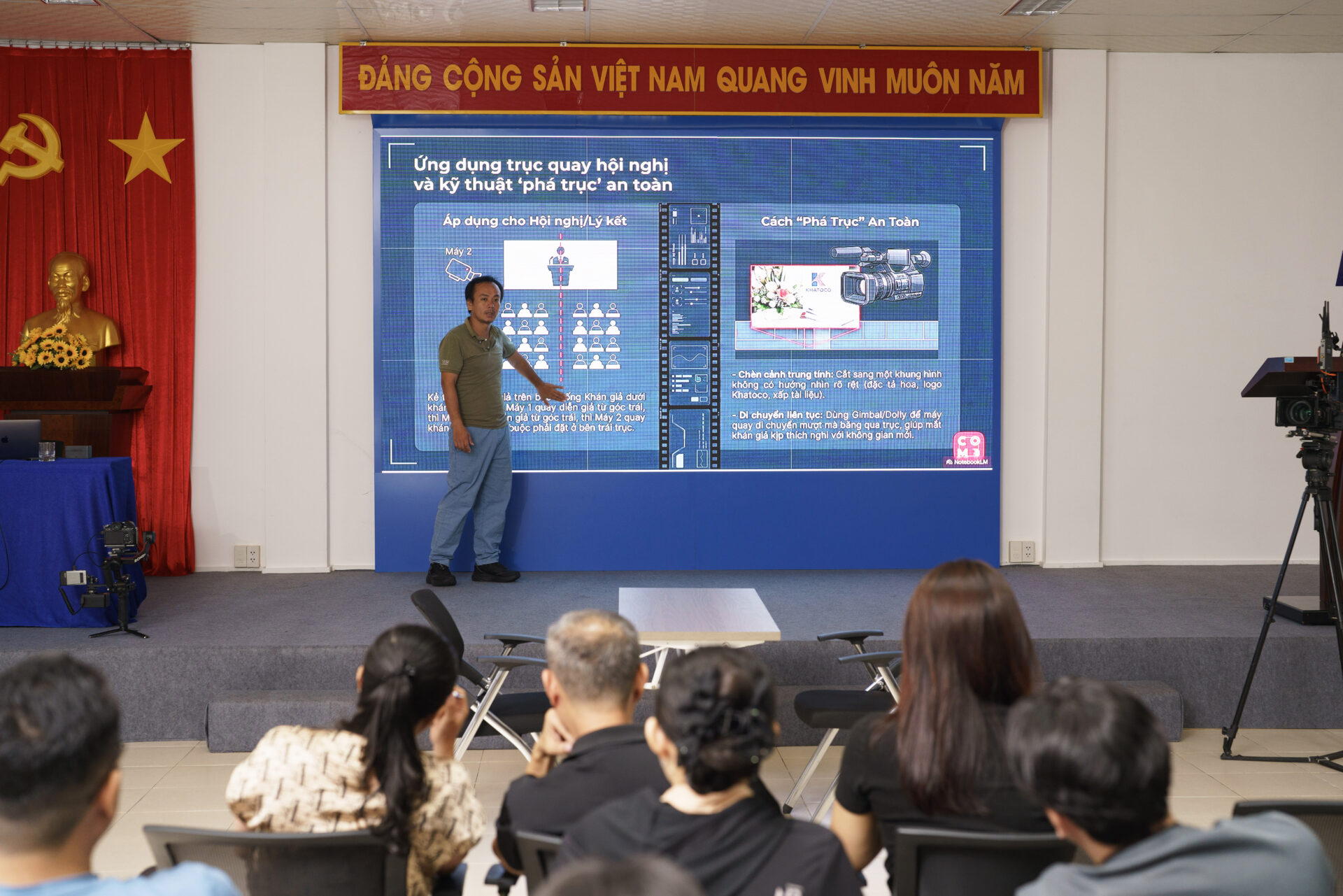 Khatoco tổ chức khóa đào tạo quay phim, chụp ảnh và dựng phim cơ bản