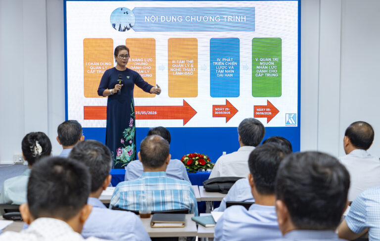Khatoco tổ chức khóa đào tạo “Nâng cao năng lực quản lý cấp trung”