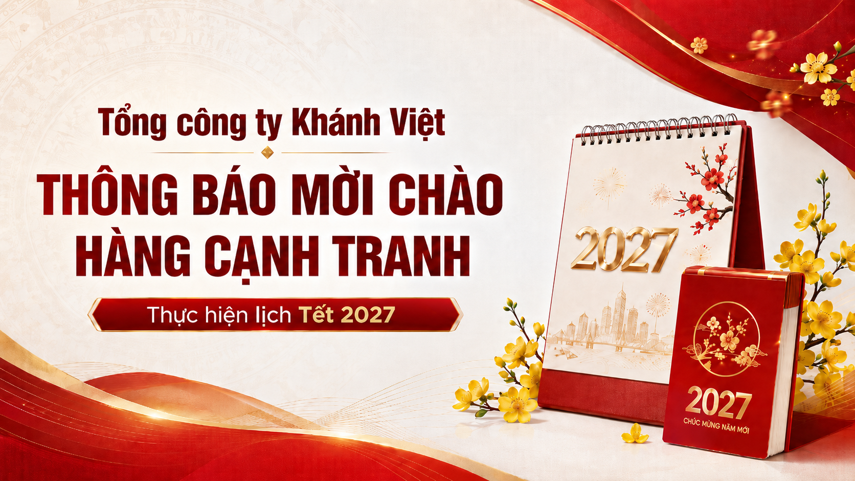 Tổng công ty Khánh Việt thông báo mời chào hàng cạnh tranh