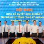 Công bố quyết định chuẩn y Bí thư Đảng ủy Tổng công ty Khánh Việt nhiệm kỳ 2025 - 2030