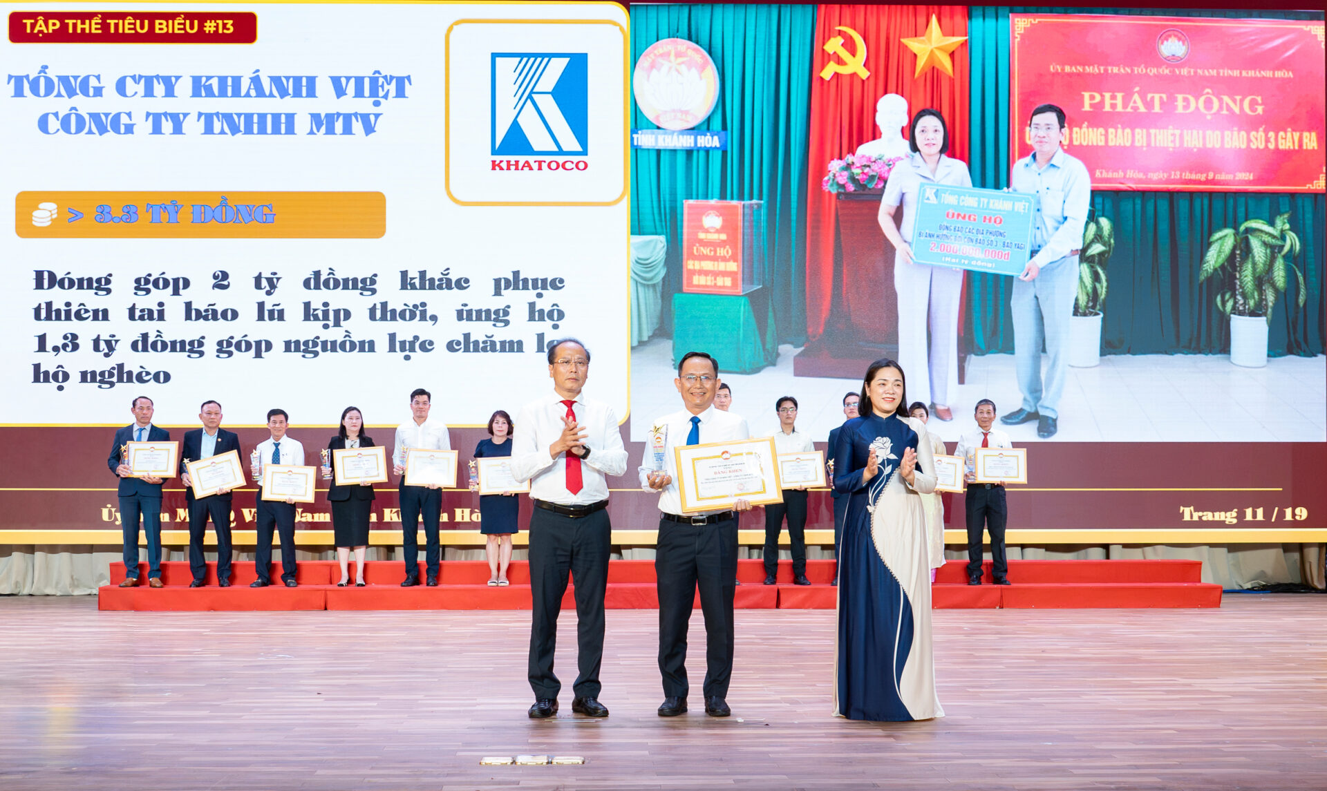 KHATOCO nhận Bằng khen của Ủy ban MTTQ Việt Nam tỉnh Khánh Hòa vì những đóng góp cho cộng đồng giai đoạn 2024 - 2026 2 KHATOCO nhận Bằng khen của Ủy ban MTTQ Việt Nam tỉnh Khánh Hòa vì những đóng góp cho cộng đồng giai đoạn 2024 - 2026
